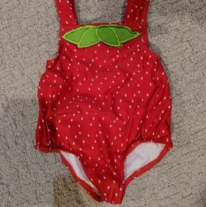 OshKoshB'gosh girls strawberry swimsuit 18 months